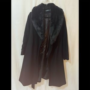 Wool Fur Coat